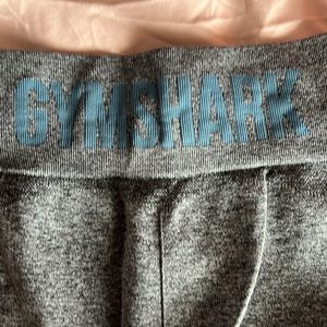 Gymshark biker shorts. Grey. Size large. Has butt contour .
